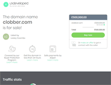 Tablet Screenshot of clobber.com